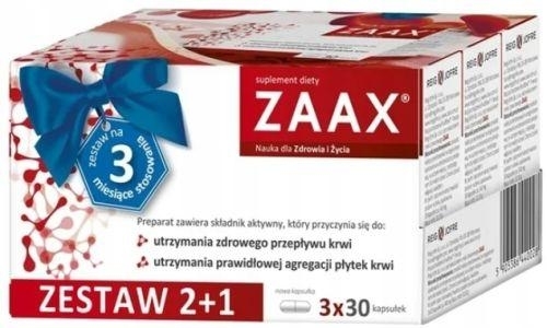 Zdjęcie Zaax trójpak,  3 op. po 30 kaps.