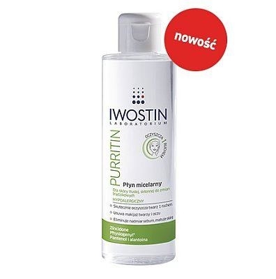 Zdjęcie IWOSTIN PURRITIN Płyn micelarny, 215 ml