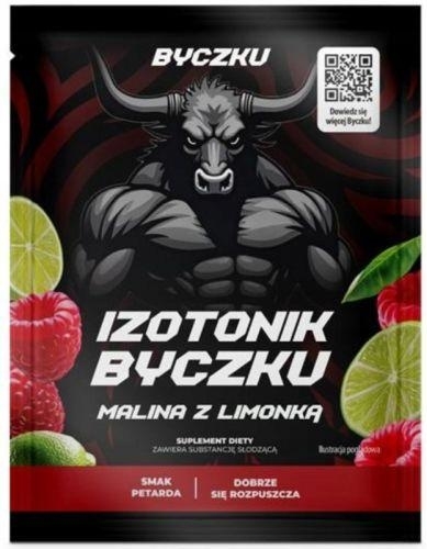 Zdjęcie Byczku Izotonik Byczku malina z limonką, saszetka 31,5g