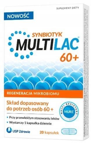 Zdjęcie Multilac 60+, 20 kaps.