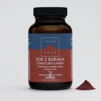 Zdjęcie TERRANOVA SOK Z BURAKA CORDYCEPS & REISHI, 70g