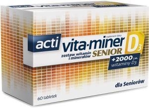 Zdjęcie Acti Vita-miner Senior D3, 60 tabl.