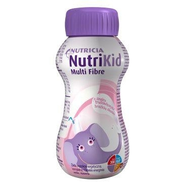 Zdjęcie NutriKid Multi Fibre truskawkowy 200ml