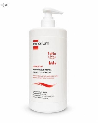 Zdjęcie Emolium Dermocare Kremowy żel do mycia - 750 ml