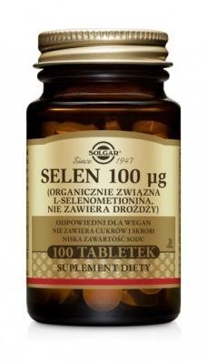 Zdjęcie SOLGAR Selen 100 mcg, 100 tabl.