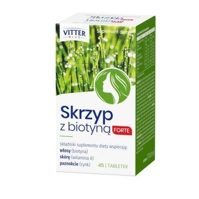 Zdjęcie Skrzyp z biotyną FORTE VITTER BLUE, 45 tabl