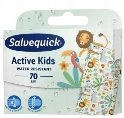 Zdjęcie Plastry Salvequick Active Kids 70 cm