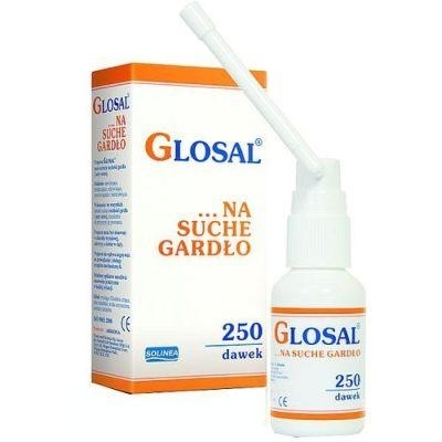 Zdjęcie Glosal Spray na suche gardło 250daw. 25ml