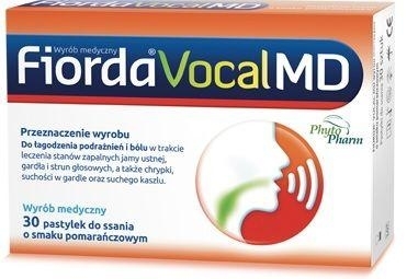 Zdjęcie Fiorda Vocal MD o smaku pomarańczowym 30 past