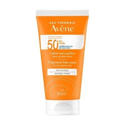 Zdjęcie AVENE SŁOŃCE krem bardzo wysoka ochrona, krem bez zapachuSPF50+, 50ml