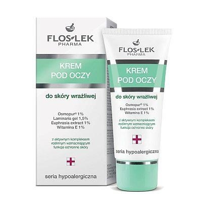 Zdjęcie FLOS-LEK Krem pod oczy skóra wrażliwa, 30ml