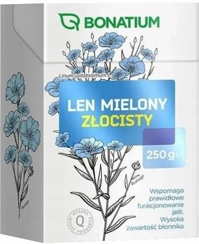 Zdjęcie Bonatium Len Złocisty mielony, 250g