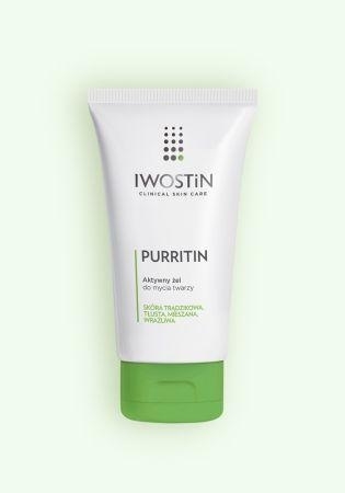 Zdjęcie IWOSTIN PURRITIN Aktywny Żel do mycia, 150ml