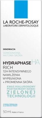 Zdjęcie LA ROCHE HYDRAPHASE HA RICH krem 50ml