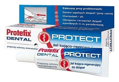 Zdjęcie Protefix Protect Żel kojąco-regenerujący do dziąseł, 10 ml