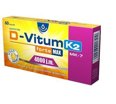 Zdjęcie D-Vitum Forte Max 4000 j.m. K2,  60kaps