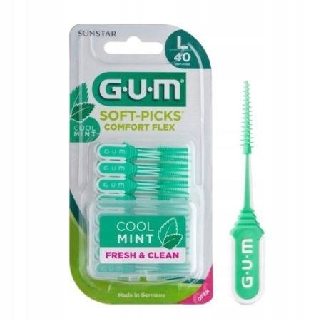 Zdjęcie SUNSTAR GUM SOFT-PICKS COMFORT FLEX L, 40szt.